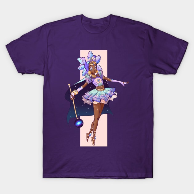 African Magical Girl T-Shirt by starjelli